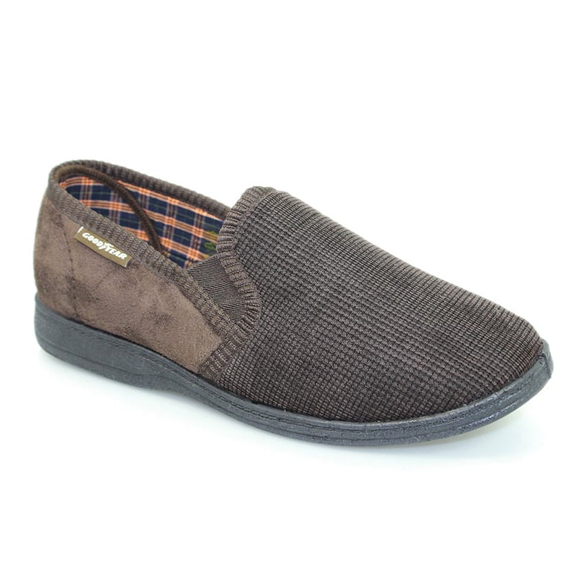 Lazy Dogz Mallory KMG117 Brown Slippers