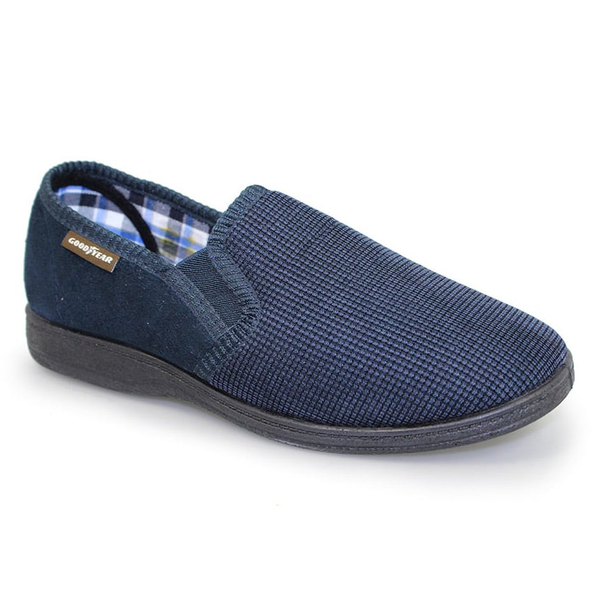 Lazy Dogz Mallory KMG117 Navy Slippers