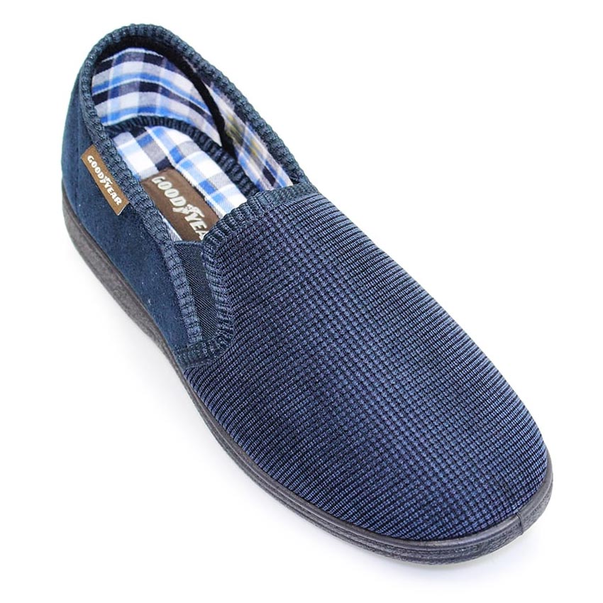 Lazy Dogz Mallory KMG117 Navy Slippers
