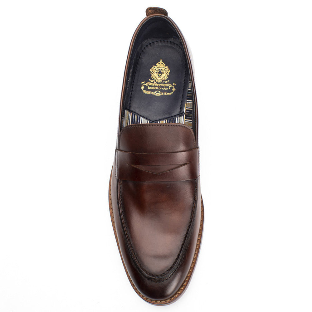 Base London Lens Brown Formal Shoes