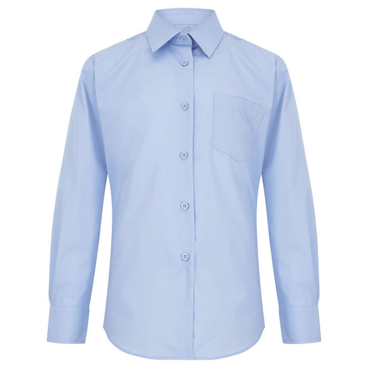 1880 Club Girls Slim Fit Blue Blouse Twin Pack