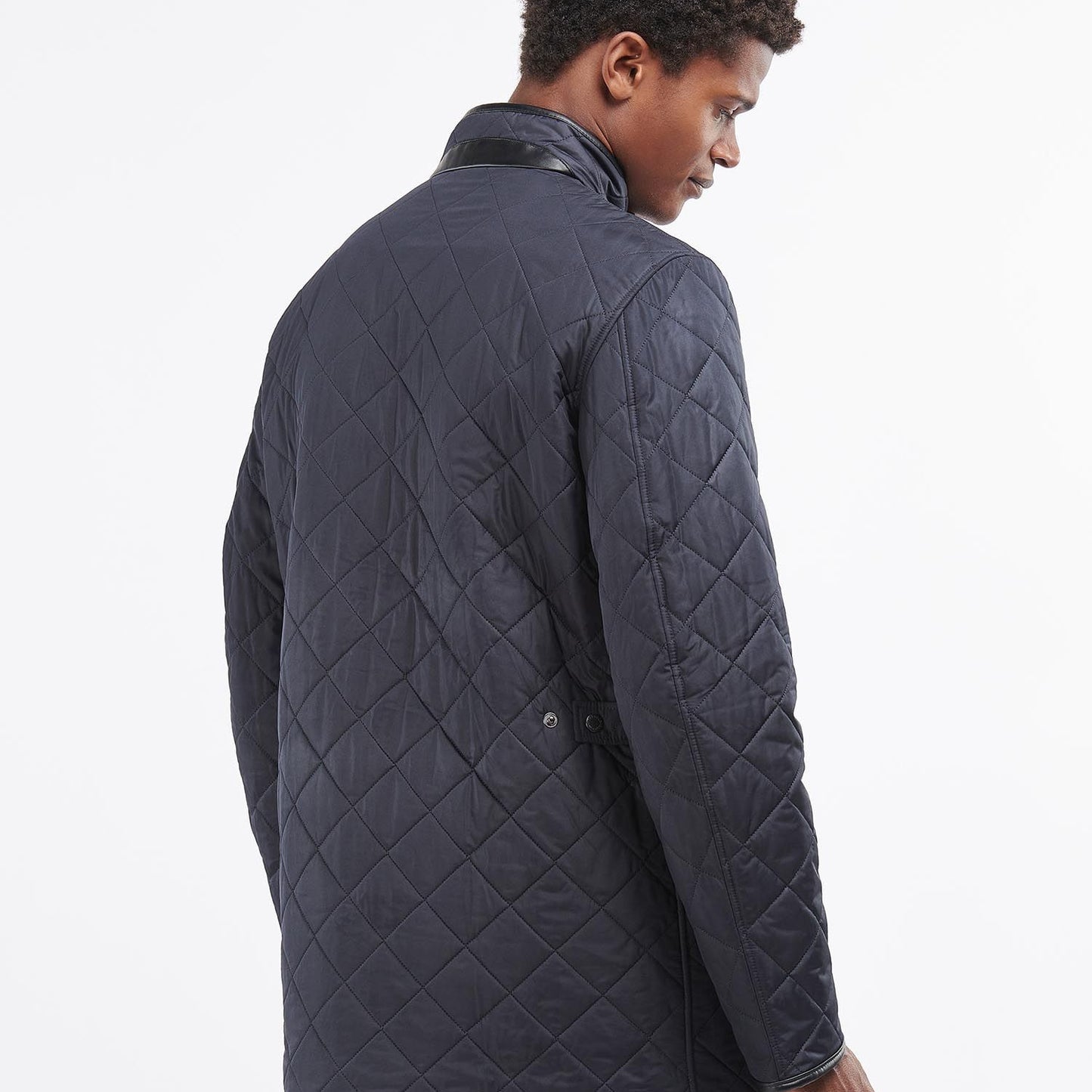 Barbour Long Powell Quilt Navy