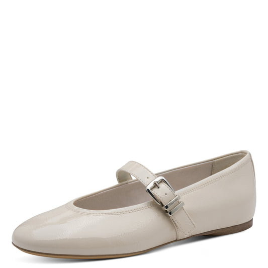 Tamaris 1-22115-46 418 Ivory Ballerina Pumps