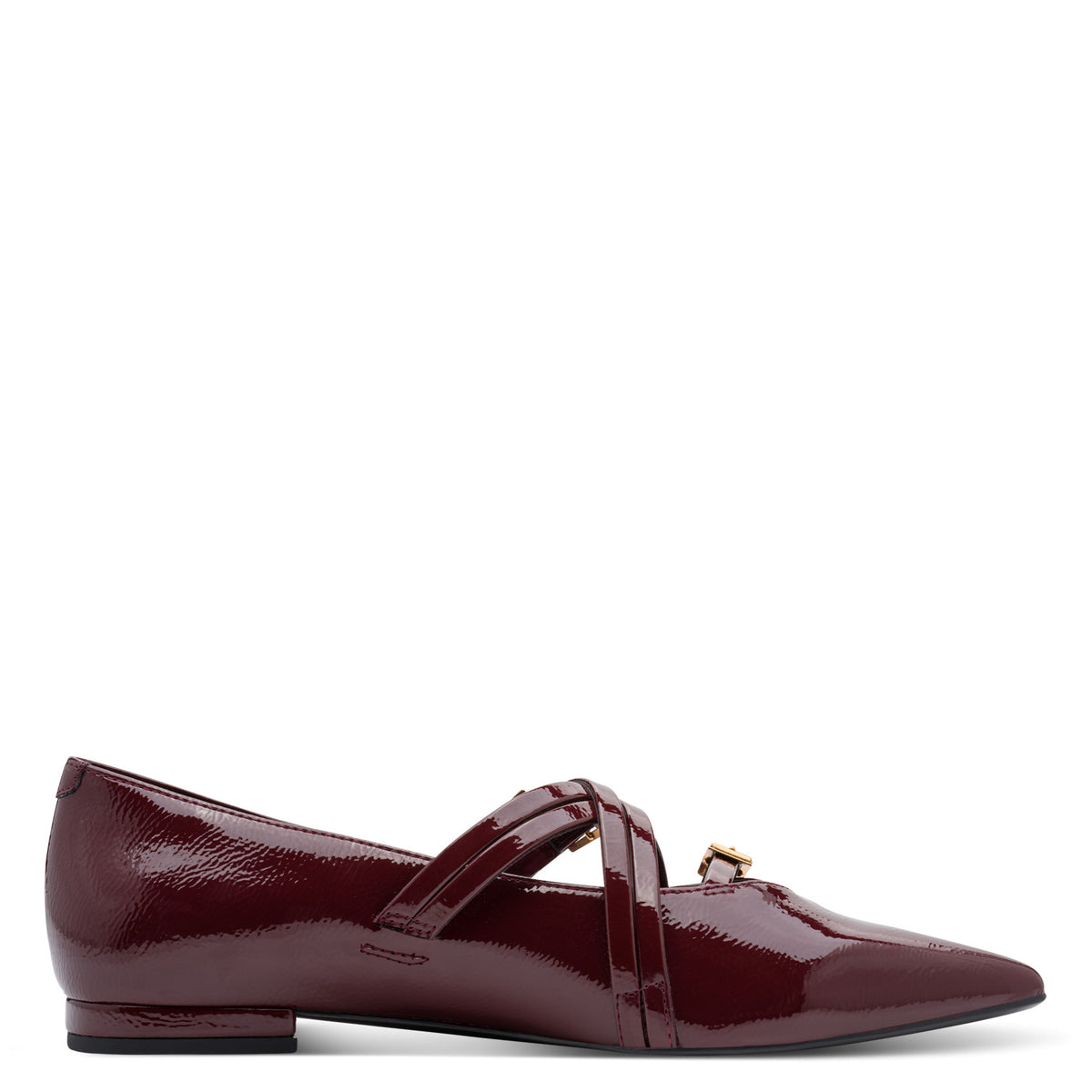 Tamaris 1-22160-45 568 Merlot Patent Ballerina