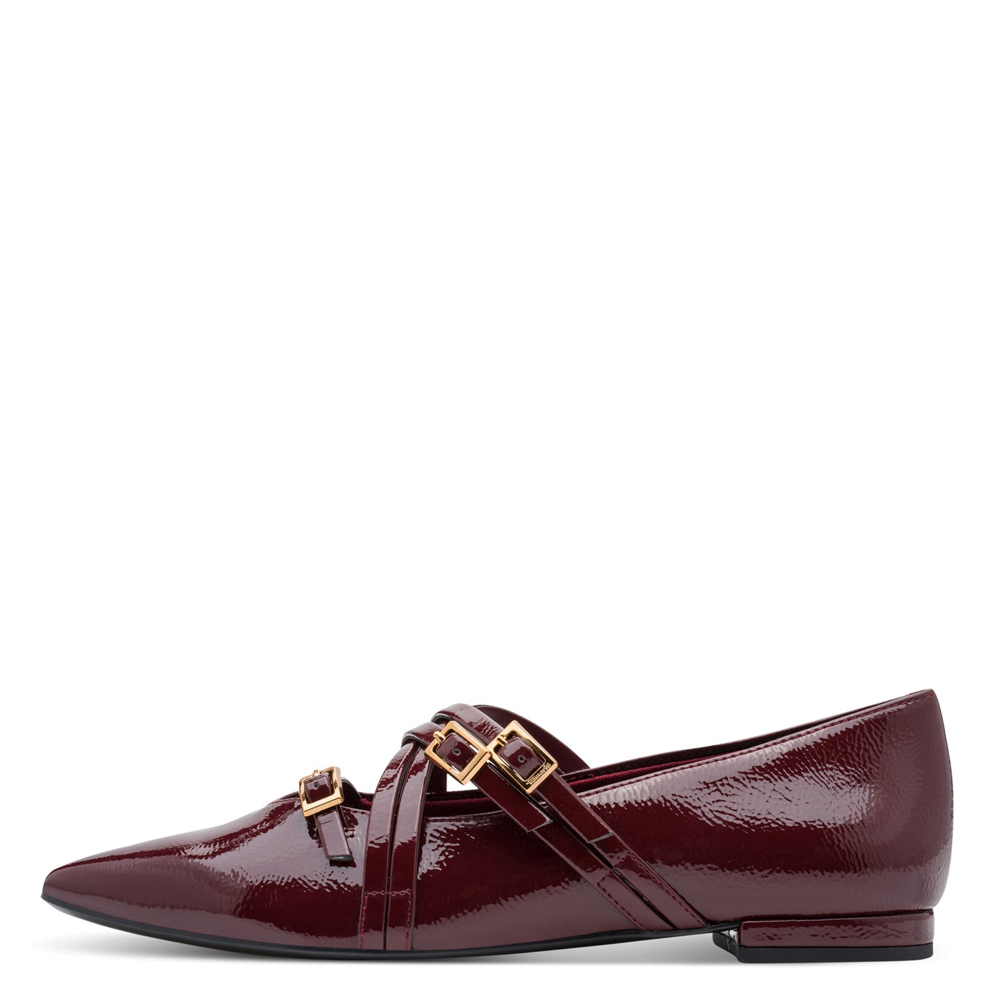 Tamaris 1-22160-45 568 Merlot Patent Ballerina