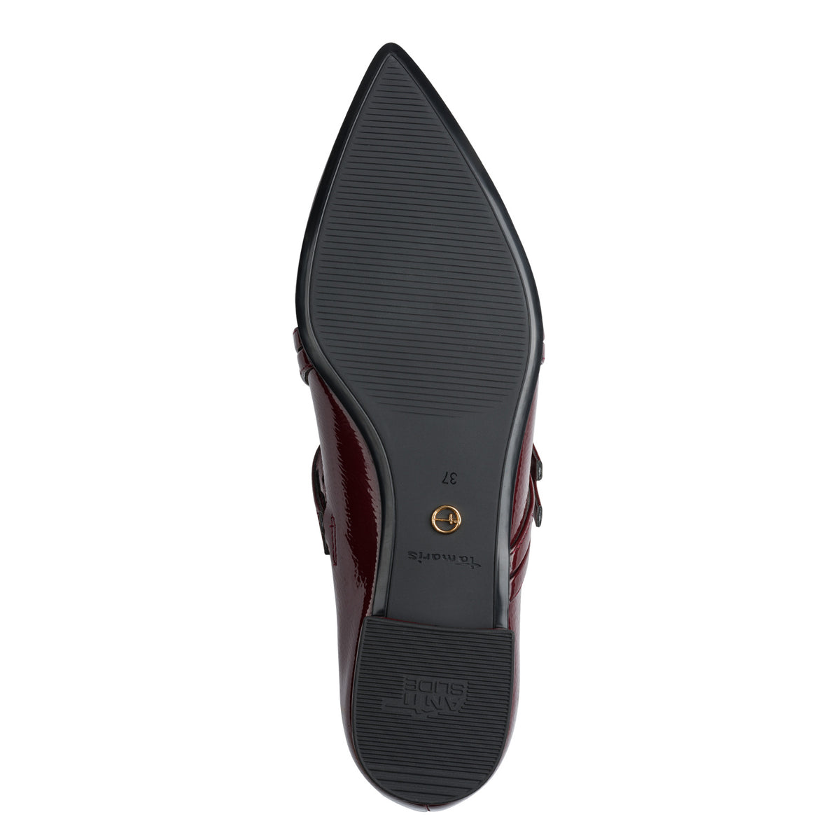 Tamaris 1-22160-45 568 Merlot Patent Ballerina