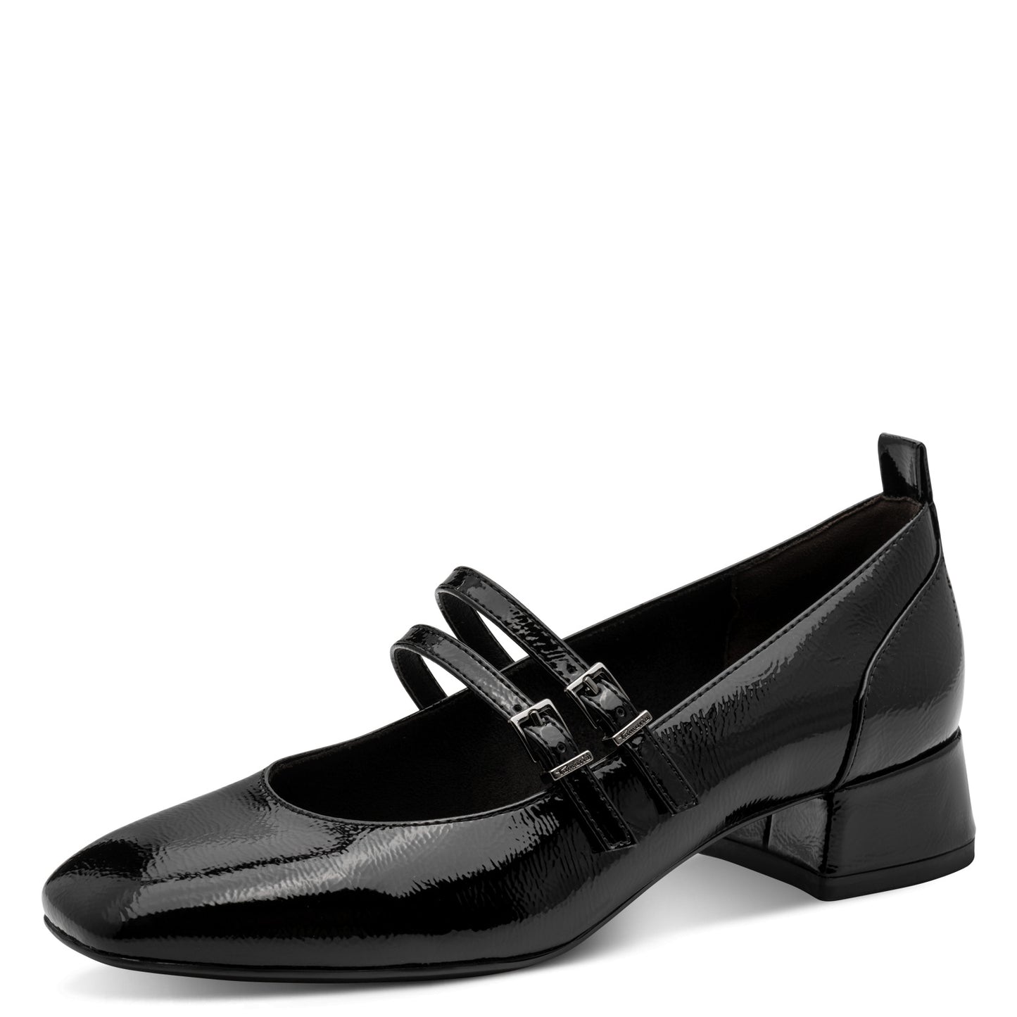 Tamaris 1-22318-43 007 Black Uni Court Shoe