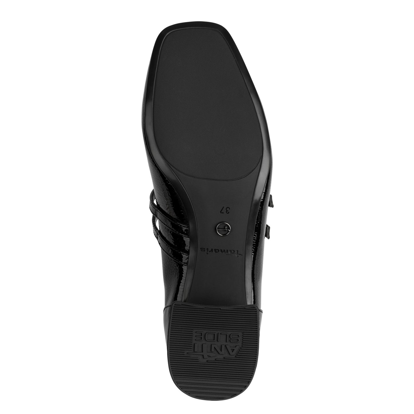 Tamaris 1-22318-43 007 Black Uni Court Shoe