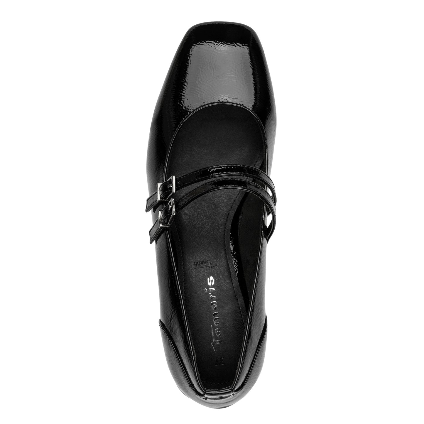 Tamaris 1-22318-43 007 Black Uni Court Shoe