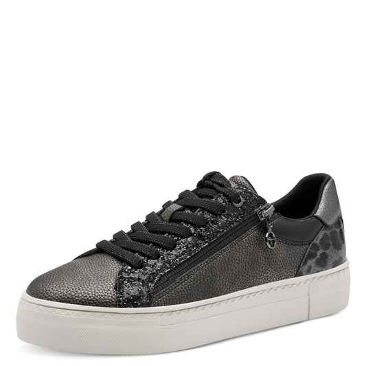 Tamaris 1-23313-41 936 Pewter Comb Trainers