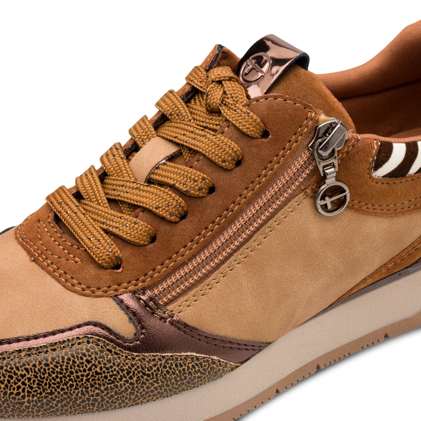 Tamaris 1-23603-42 3A2 Cognac Comb Trainers