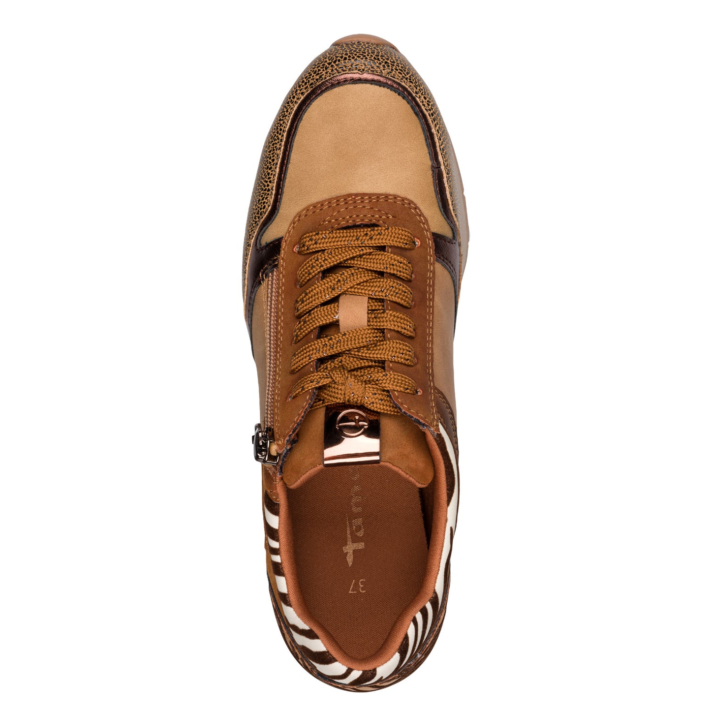 Tamaris 1-23603-42 3A2 Cognac Comb Trainers