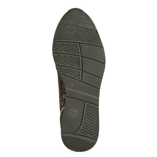 Tamaris 1-23603-42 7B1 Olive Comb Trainers