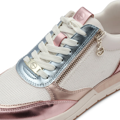 Tamaris 1-23732-41 952 Rose Metallic Trainers