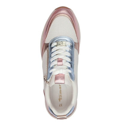 Tamaris 1-23732-41 952 Rose Metallic Trainers