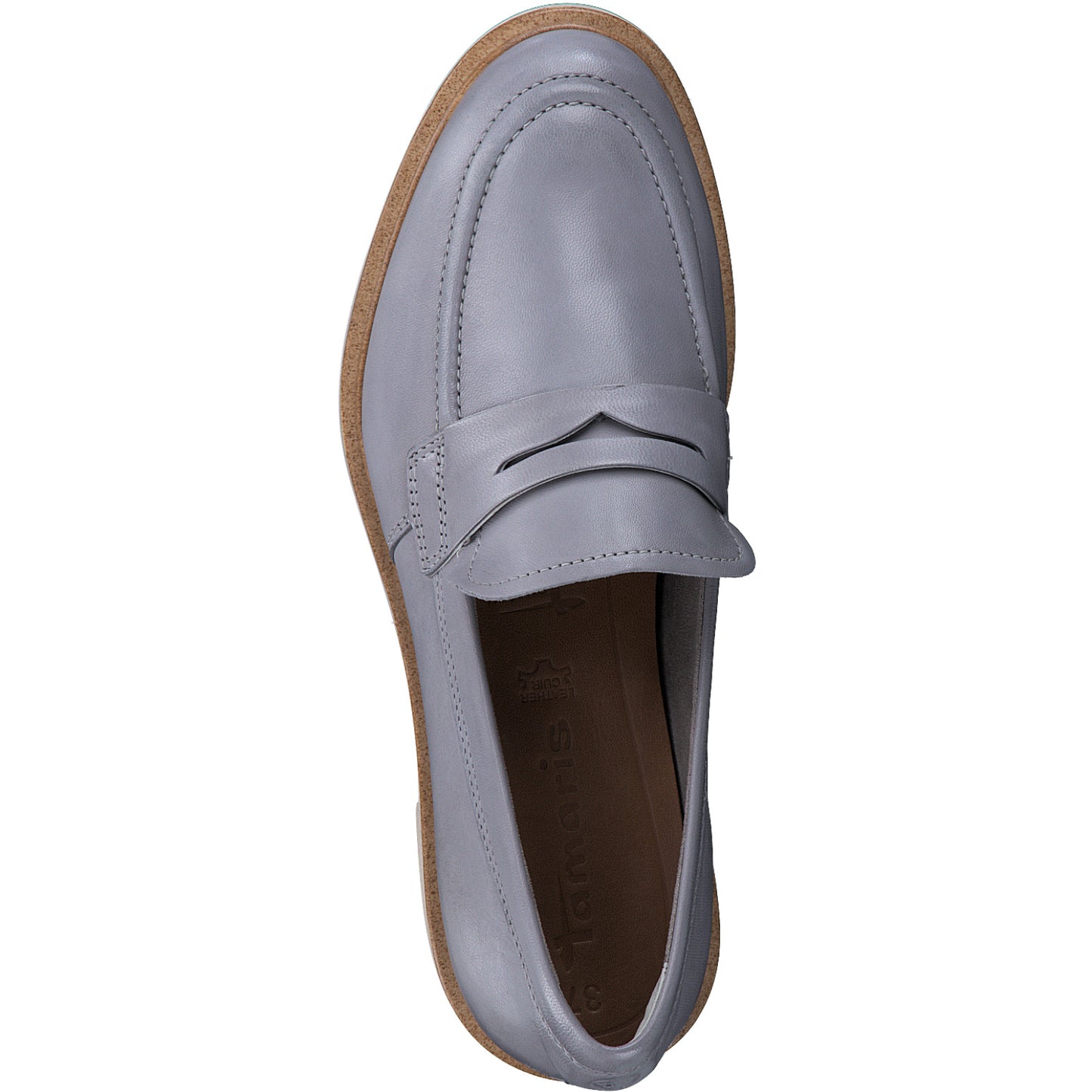 Tamaris 1-24307-42 880 Light Blue Loafers