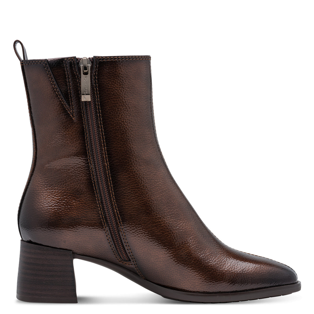 Tamaris 1-25019-47 359 Brown Patent Boots