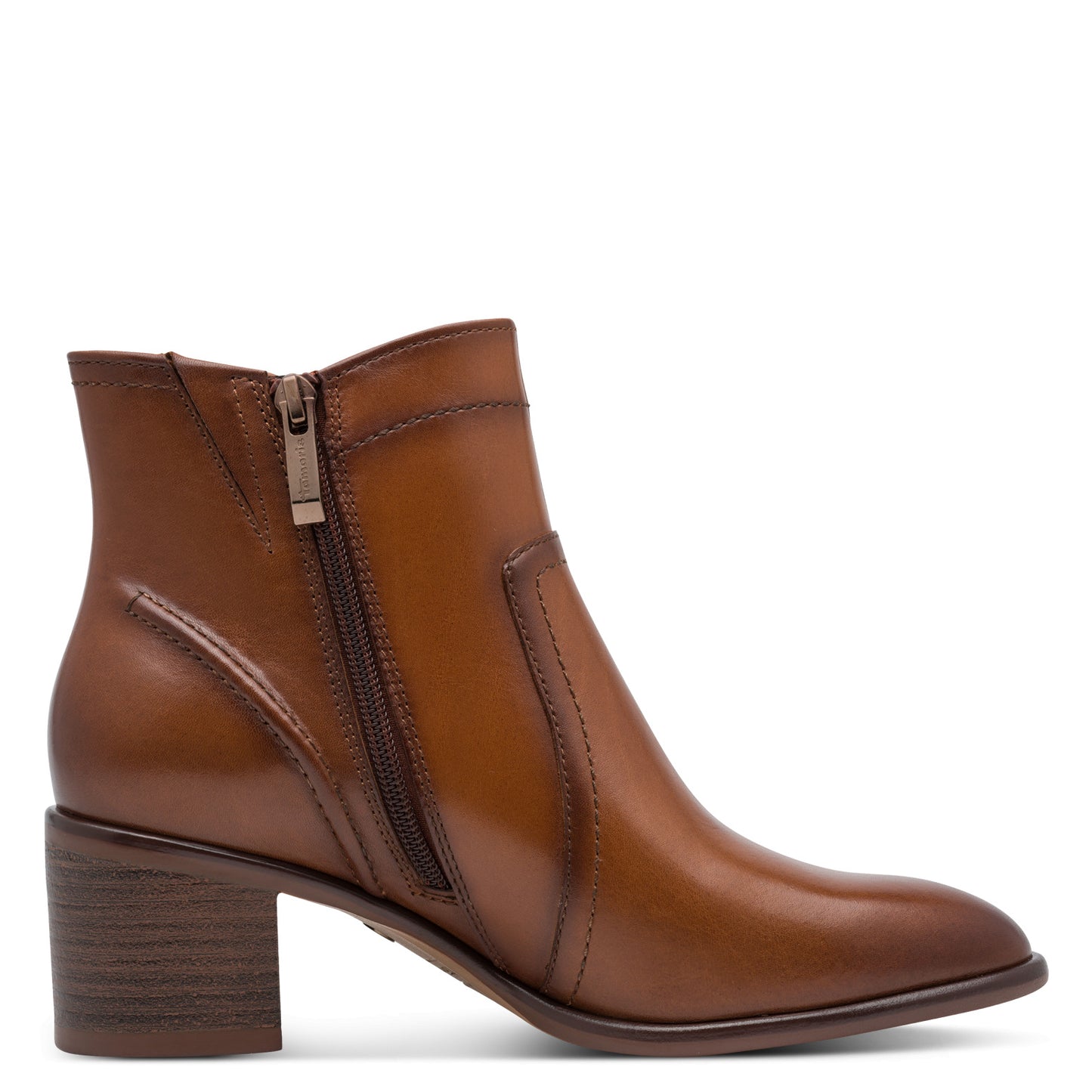 Tamaris 1-25313-47 348 Cognac Leather Boots