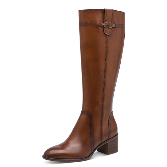 Tamaris 1-25576-47 348 Cognac Leather Boots