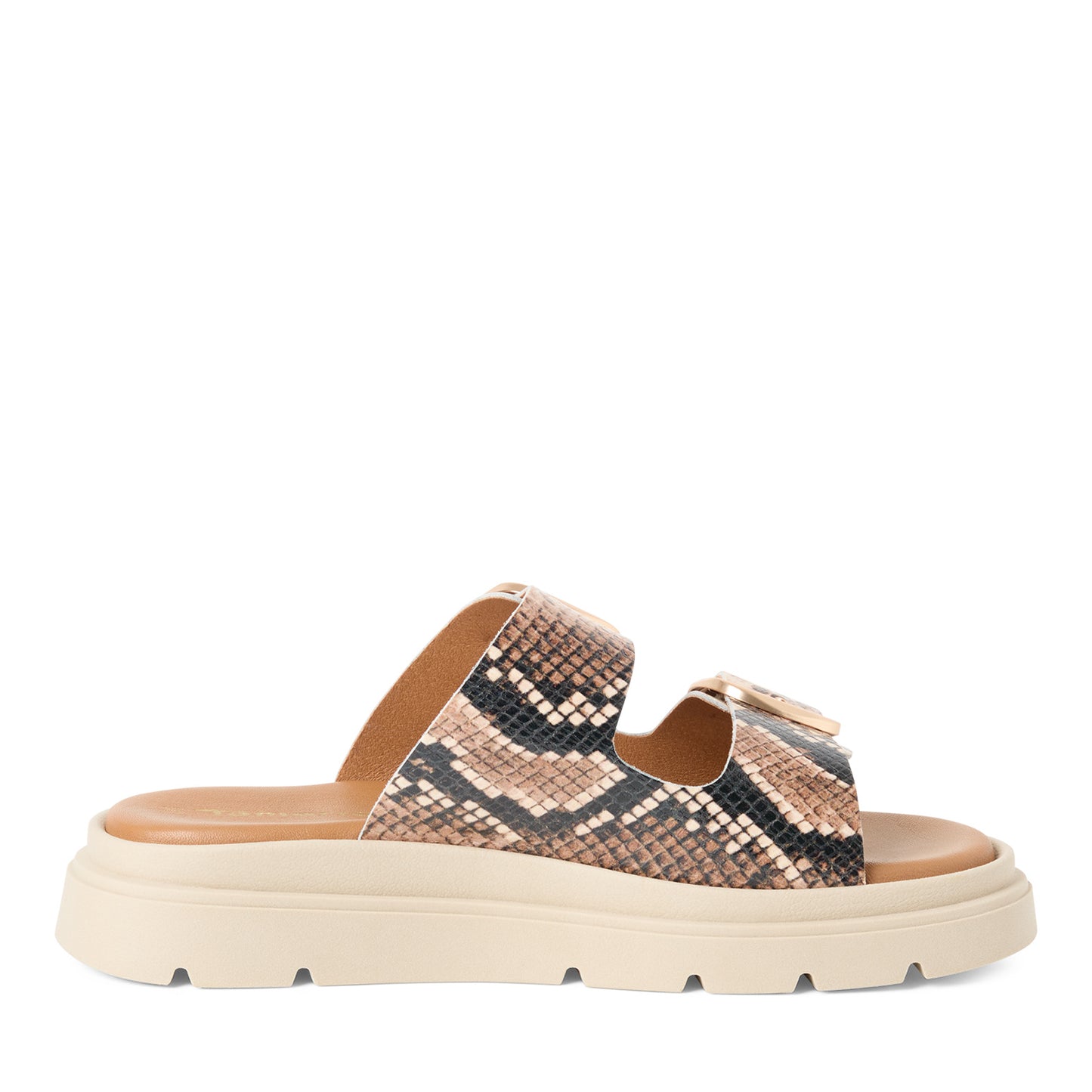 Tamaris 1-27239-42 483 Beige Snake Sandals