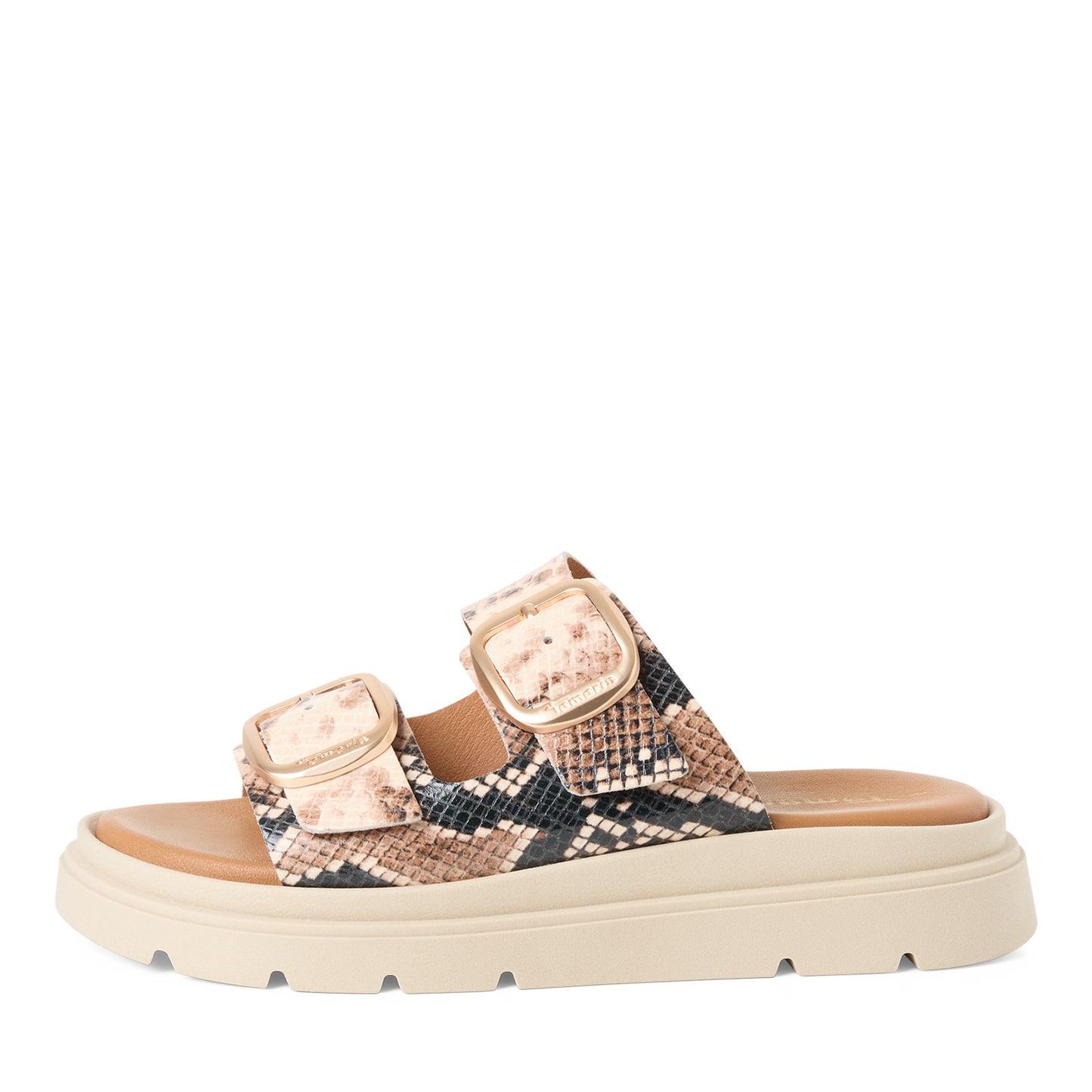 Tamaris 1-27239-42 483 Beige Snake Sandals