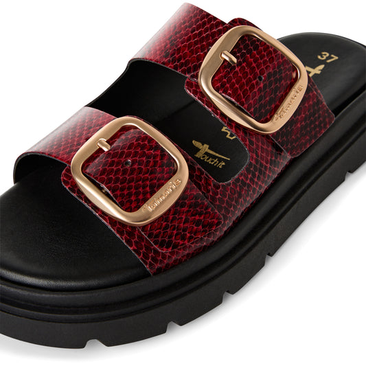 Tamaris 1-27259-44 545 Bordeaux Snake Sandals