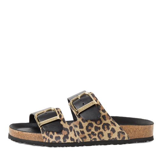 Tamaris 1-27543-42 090 Black/Leopard Sandals