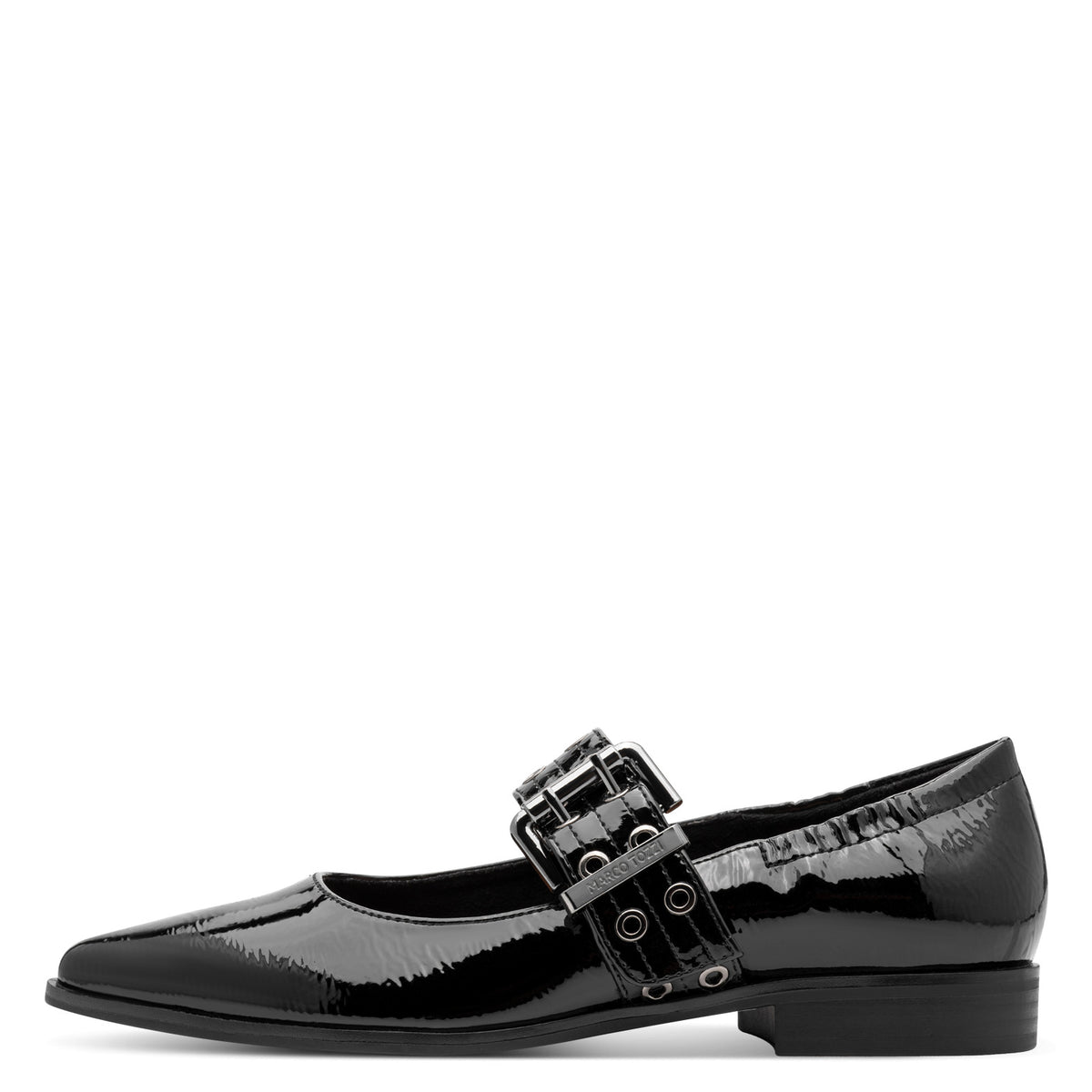 Marco Tozzi 2-22128-45 018 Black Patent Ballerina
