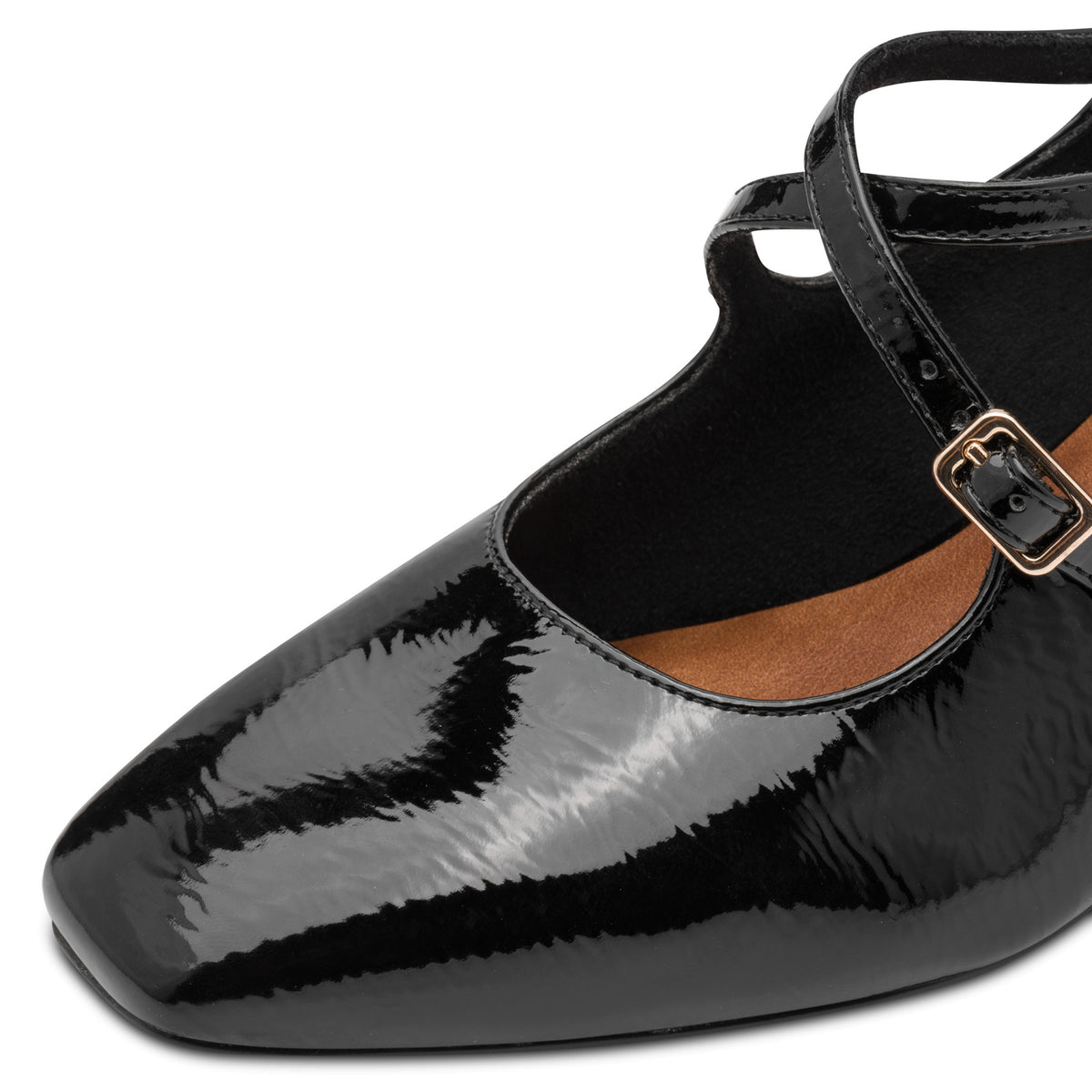Marco Tozzi 2-22426-47 018 Black Patent Court Shoe