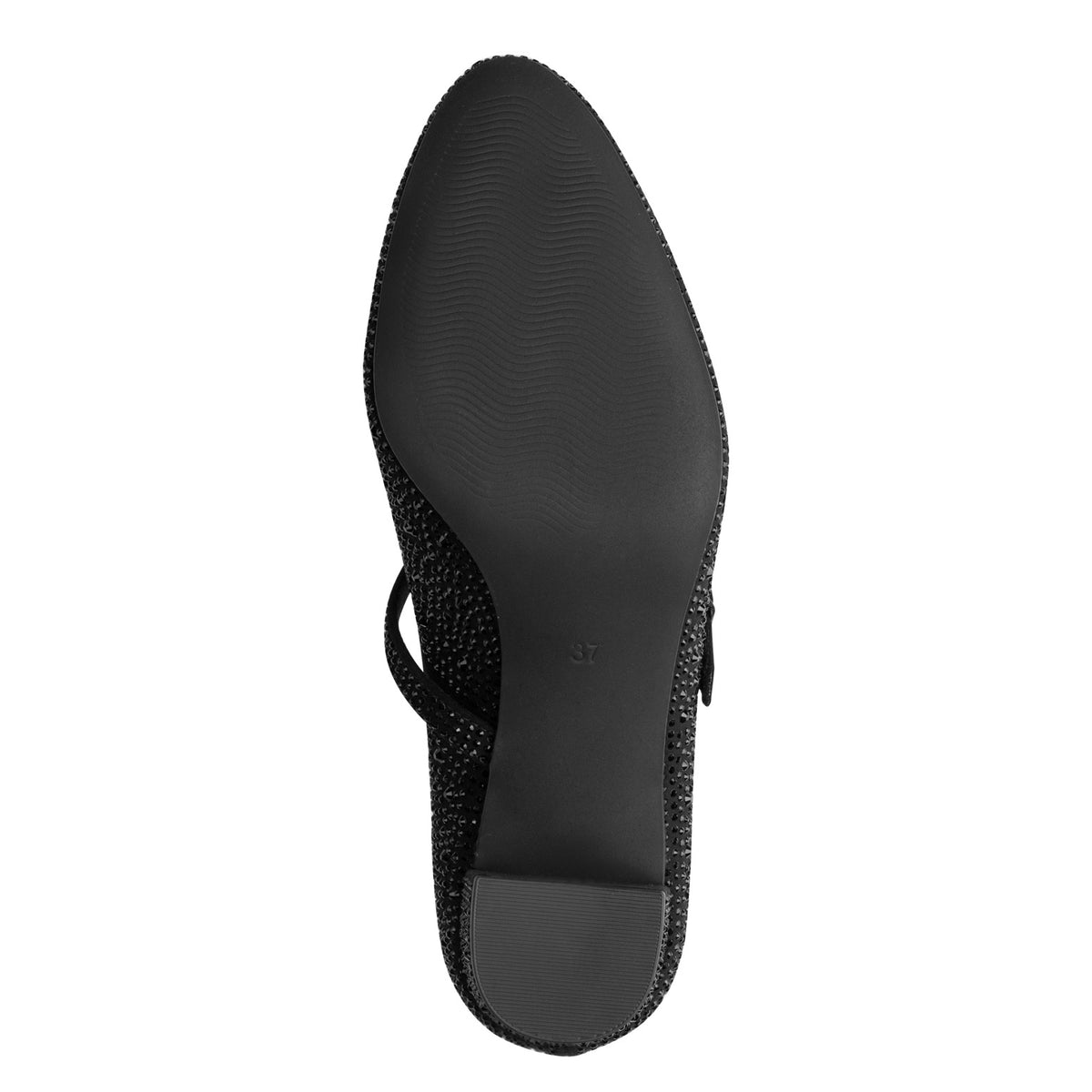 Marco Tozzi 2-22441-47 065 Black Glitter Court Shoe