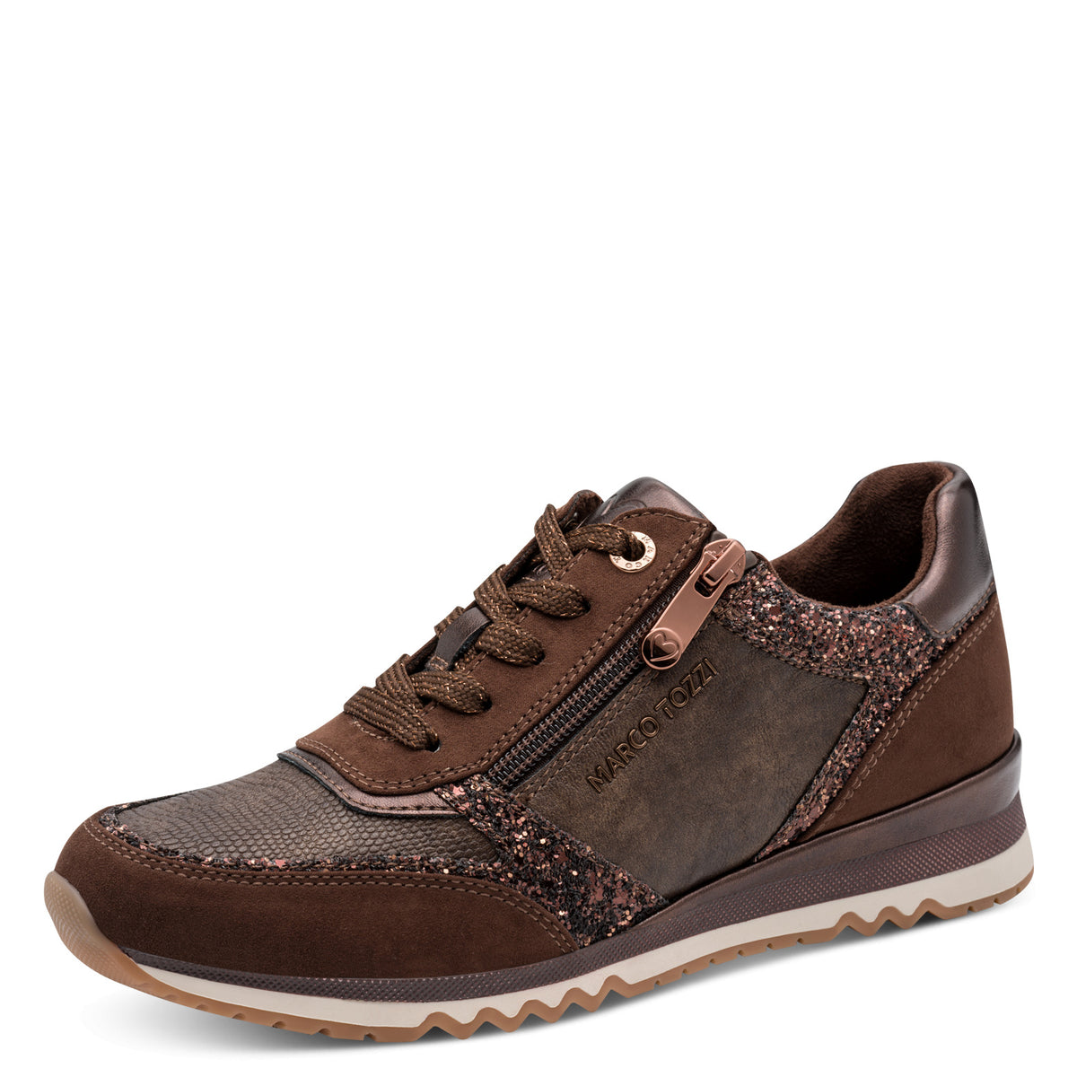 Marco Tozzi 2-23704-47 353 Choco Comb Lace-Up