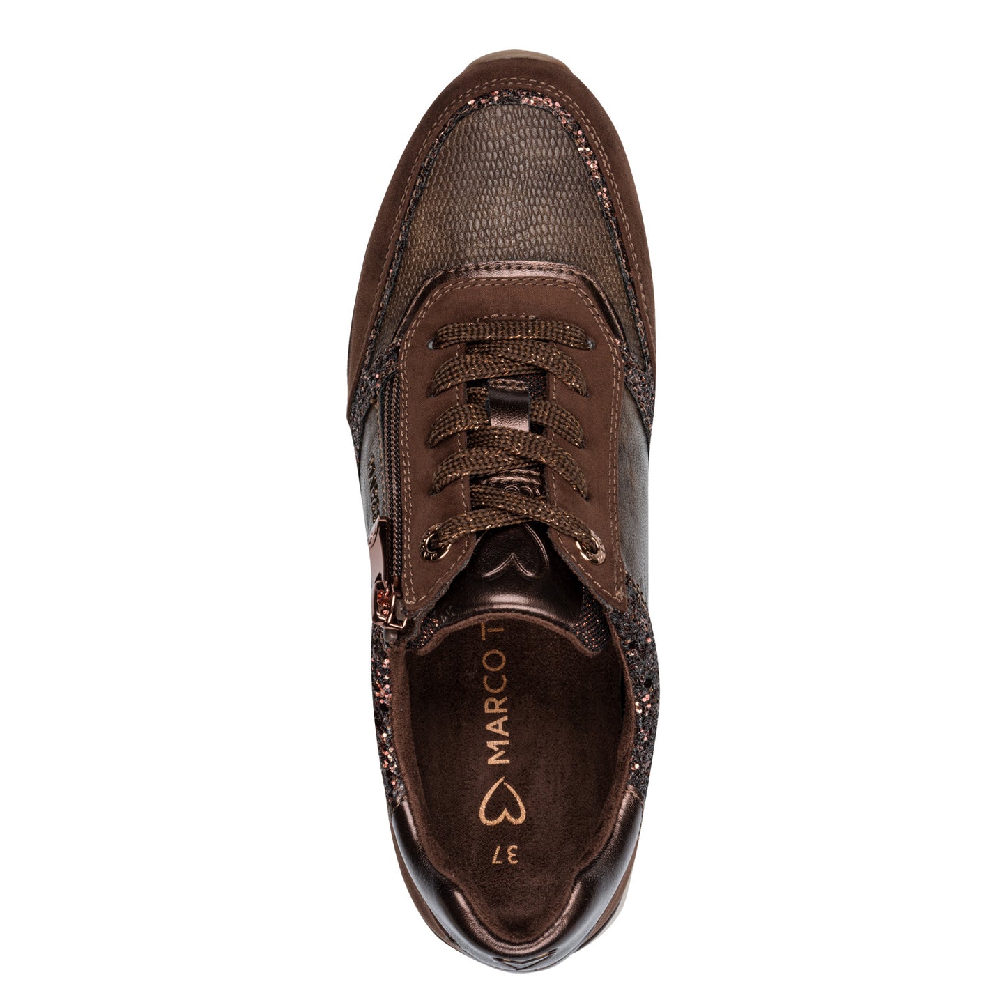 Marco Tozzi 2-23704-47 353 Choco Comb Lace-Up