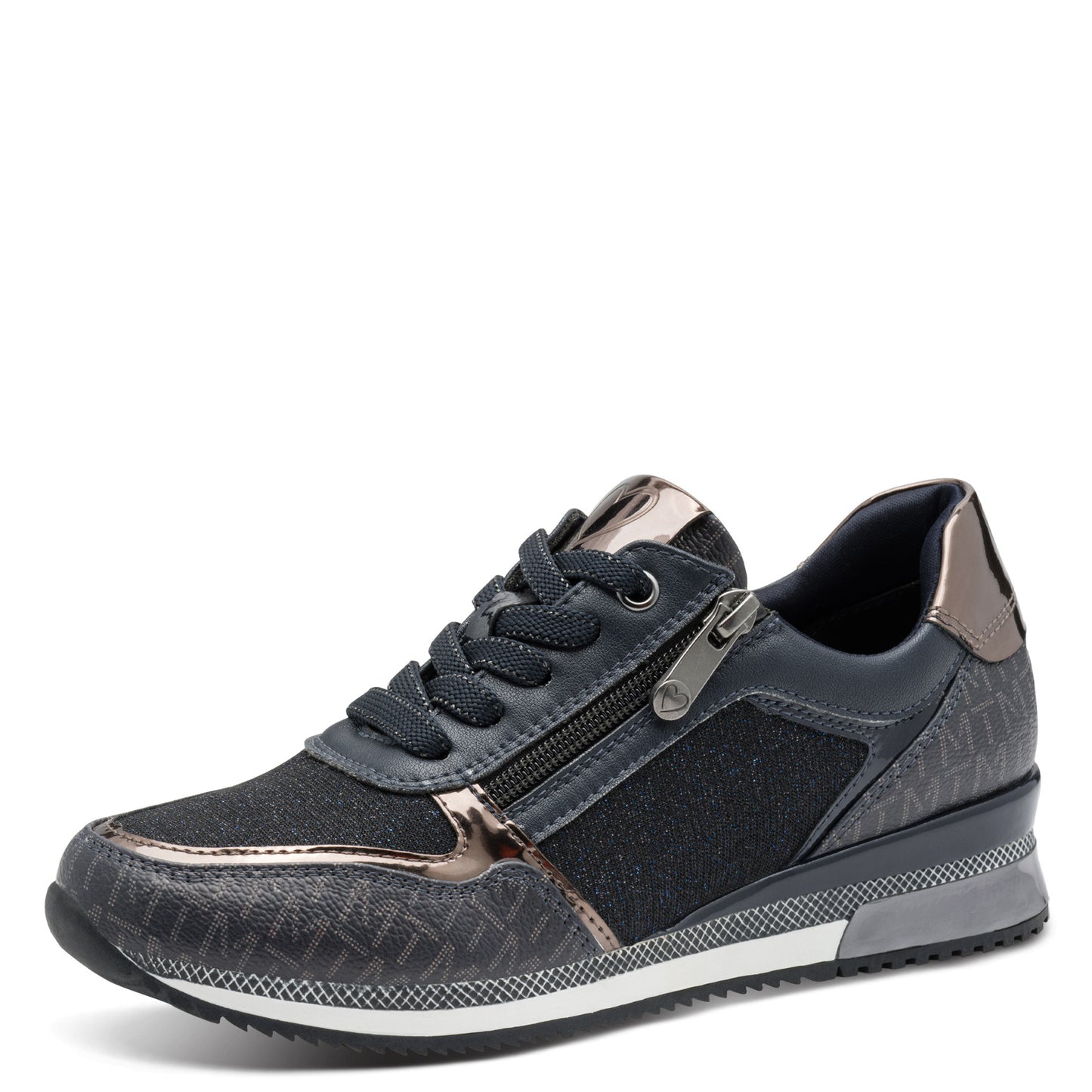 Marco Tozzi 2-23713-41 890 Navy Comb Lace-Up
