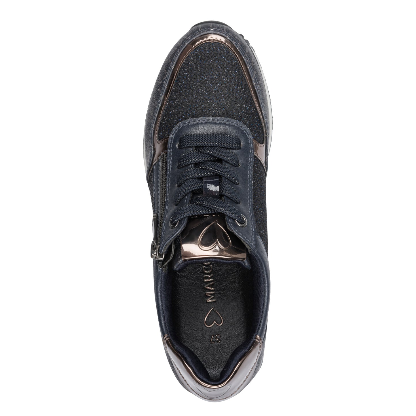 Marco Tozzi 2-23713-41 890 Navy Comb Lace-Up