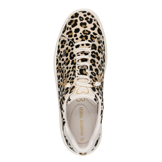 Marco Tozzi 2-23724-44 933 Leopard Cream Trainers