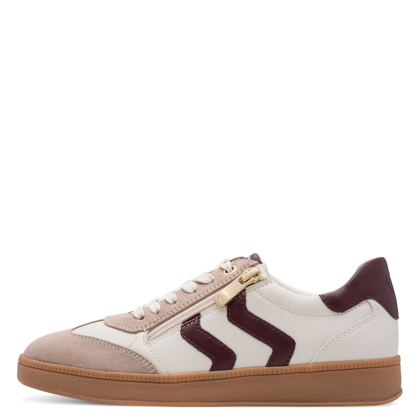 Marco Tozzi 2-23739-44 461 Cream/Bordeaux Lace-Up