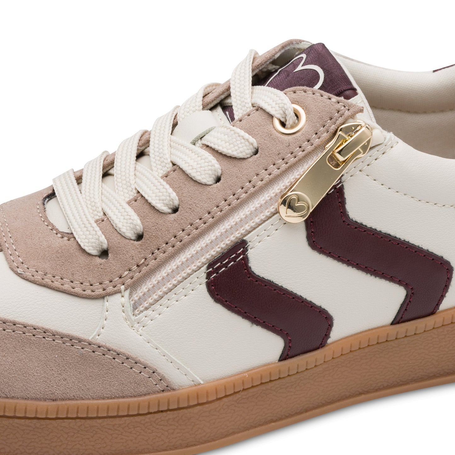 Marco Tozzi 2-23739-44 461 Cream/Bordeaux Lace-Up