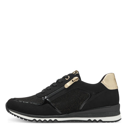 Marco Tozzi 2-23749-41 085 Black/Gold Trainers