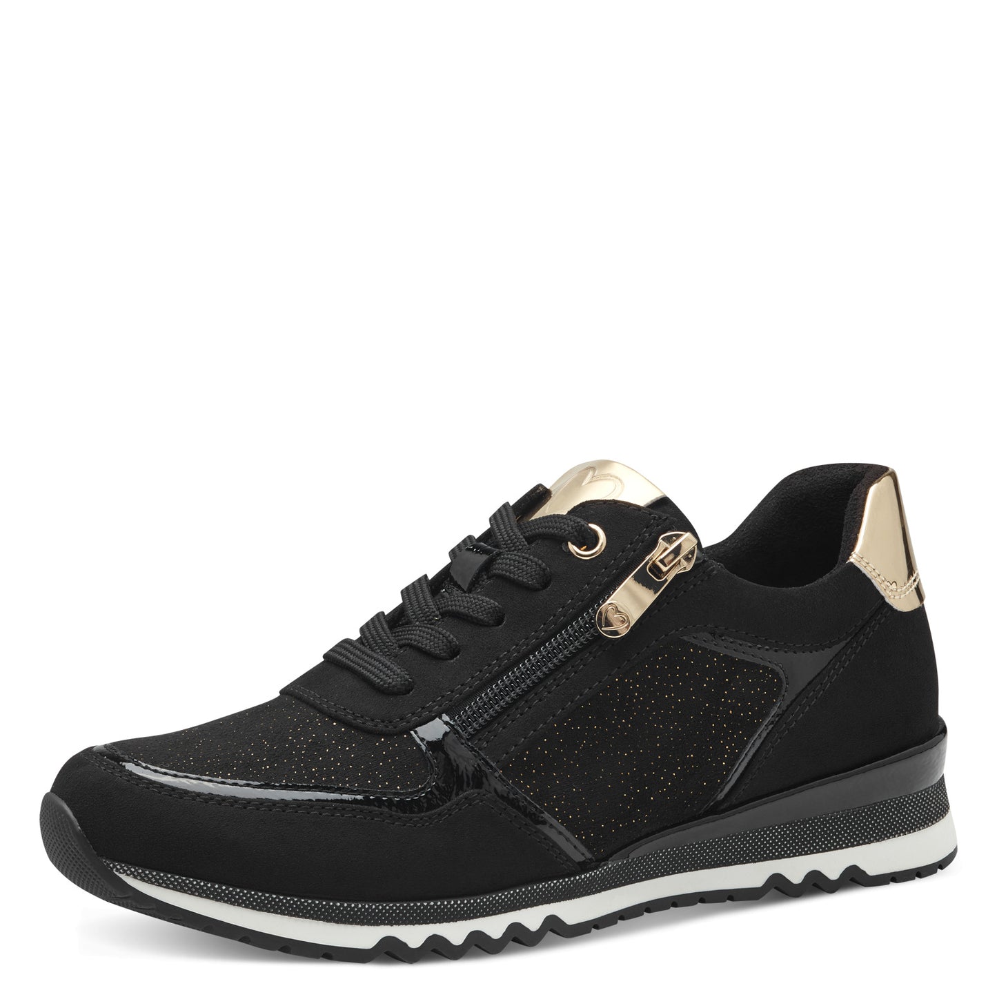 Marco Tozzi 2-23749-41 085 Black/Gold Trainers