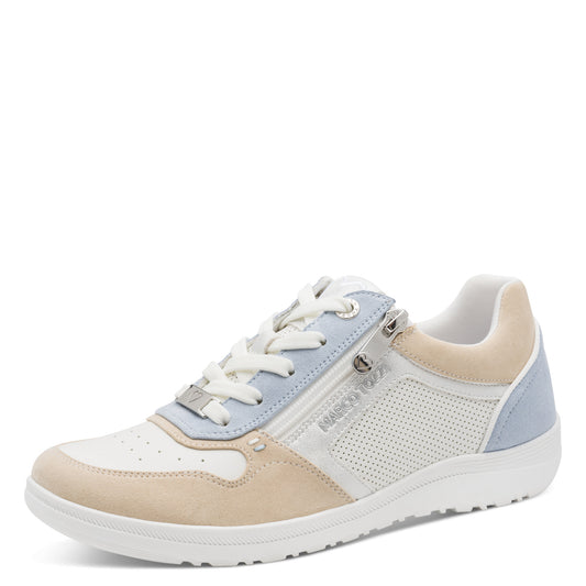 Marco Tozzi 2-23751-46 117 White/Light Blue Trainers