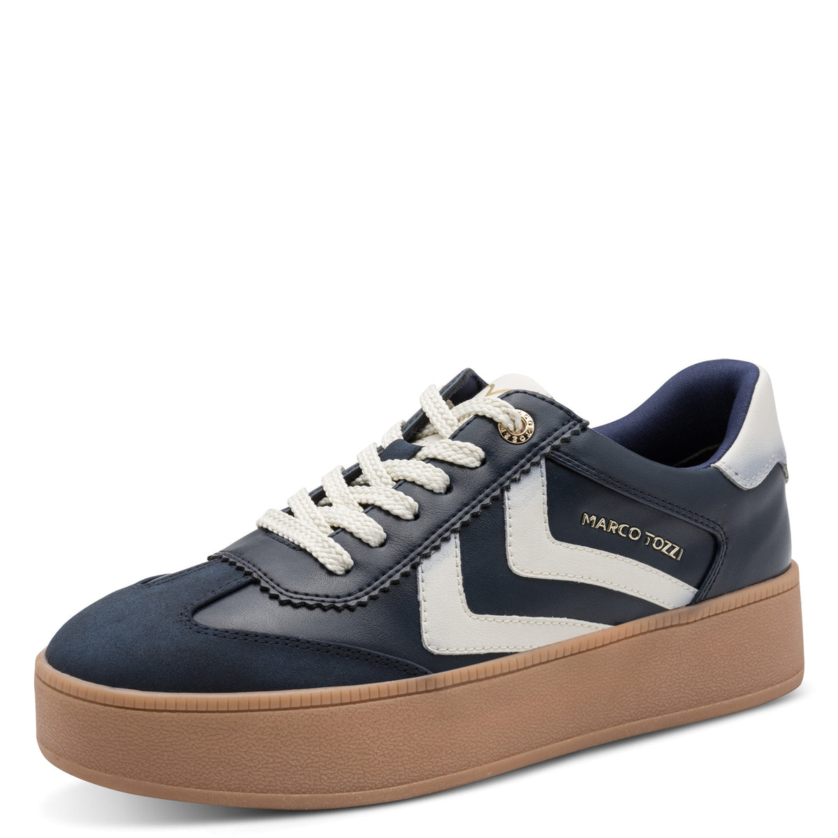 Marco Tozzi 2-23754-47 890 Navy Comb Lace-Up