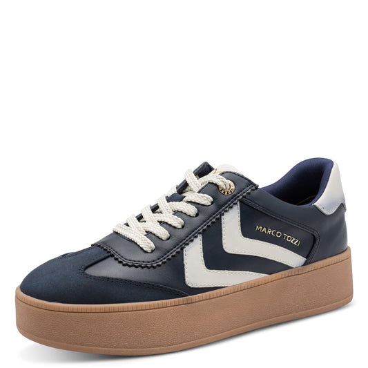 Marco Tozzi 2-23754-47 890 Navy Comb Lace-Up