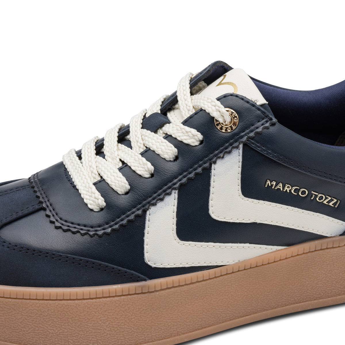 Marco Tozzi 2-23754-47 890 Navy Comb Lace-Up