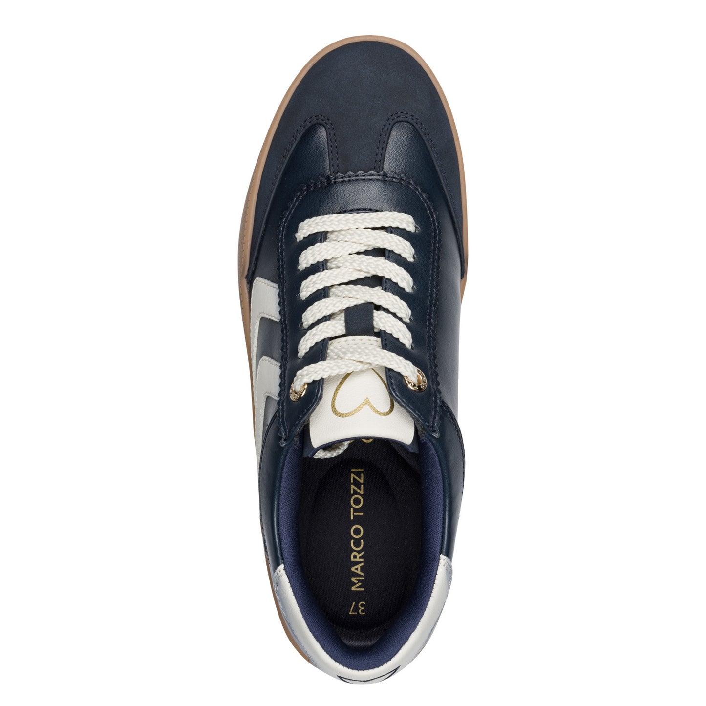 Marco Tozzi 2-23754-47 890 Navy Comb Lace-Up