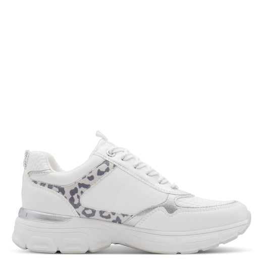 Marco Tozzi 2-23758-46 930 Leopard White Trainers