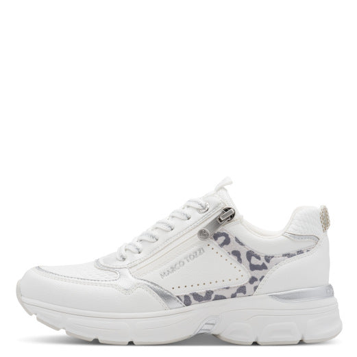 Marco Tozzi 2-23758-46 930 Leopard White Trainers