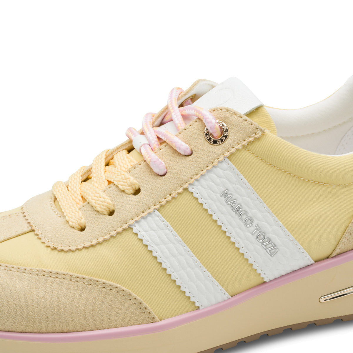 Marco Tozzi 2-23760-48 6B9 Butter Yellow Comb Lace-Up