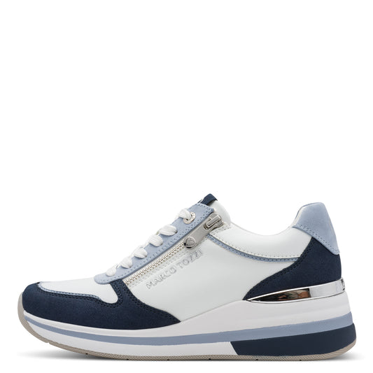 Marco Tozzi 2-23764-46 135 White/Navy Trainers
