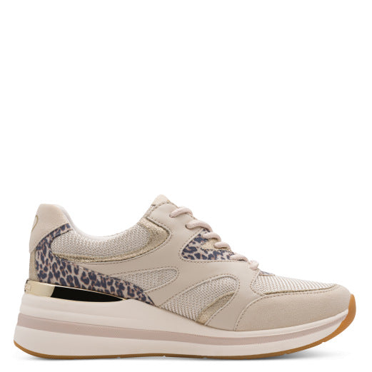 Marco Tozzi 2-23765-46 402 Cream Comb Trainers