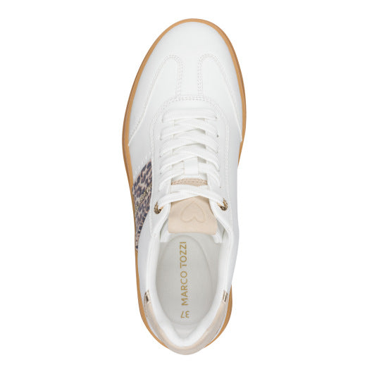 Marco Tozzi 2-23775-46 157 White/Leopard Trainers